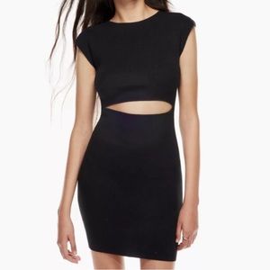 Aritzia Wilfred Free cut-out mini dress